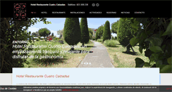 Desktop Screenshot of hotelcuatrocalzadas.com